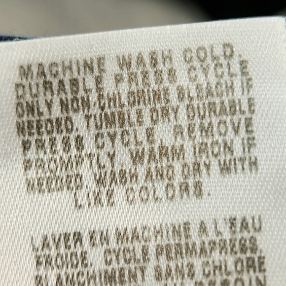 Dockers Navy Two Pocket Straight Leg Pants Size 4M - Picture 8 of 8